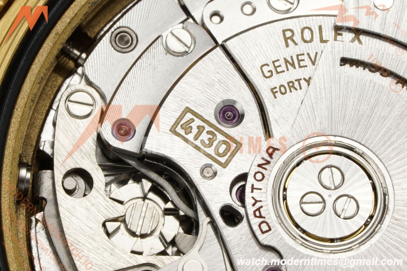 Rolex - Daytona 116518LN 40mm Gain Weight CER/YG/RU Wht/Stk QF V11 SH4130