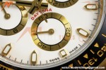 Rolex - Daytona 116518LN 40mm Gain Weight CER/YG/RU Wht/Stk QF V11 SH4130