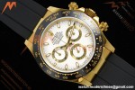 Rolex - Daytona 116518LN 40mm Gain Weight CER/YG/RU Wht/Stk QF V11 SH4130