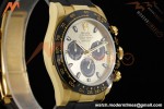 Rolex - Daytona 116518LN 40mm Gain Weight CER/YG/RU Gold/Blk/Stk QF V11 SH4130