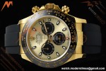 Rolex - Daytona 116518LN 40mm Gain Weight CER/YG/RU Gold/Blk/Stk QF V11 SH4130