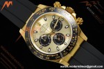 Rolex - Daytona 116518LN 40mm Gain Weight CER/YG/RU Gold/Blk/Stk QF V11 SH4130