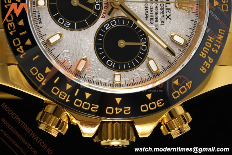 Rolex - Daytona 116518LN 40mm Tungsten Gain Weight YG/RU Meteorite Dial QF V11 SH4130