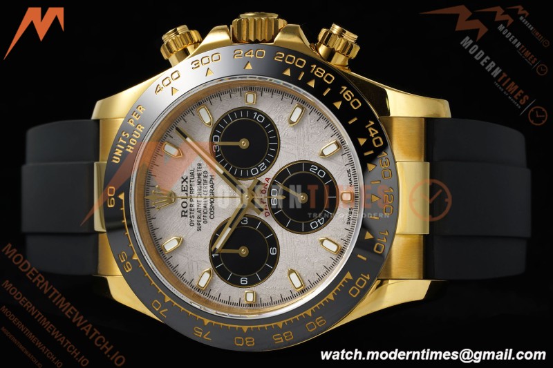 Rolex - Daytona 116518LN 40mm Tungsten Gain Weight YG/RU Meteorite Dial QF V11 SH4130