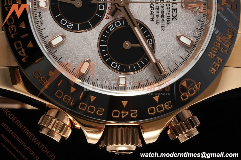Rolex - Daytona 116515LN 40mm Tungsten Gain Weight RG/RU Meteorite Dial QF V11 SH4130 | 롤렉스 - 데이토나 116515LN 40mm 텅스텐 게인 웨이트 RG/RU 운석 다이얼 QF V11 SH4130