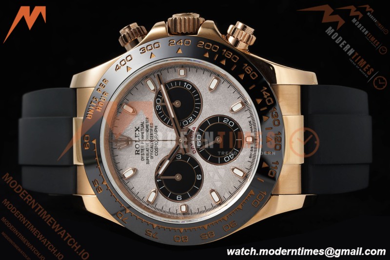 Rolex - Daytona 116515LN 40mm Tungsten Gain Weight RG/RU Meteorite Dial QF V11 SH4130 | 롤렉스 - 데이토나 116515LN 40mm 텅스텐 게인 웨이트 RG/RU 운석 다이얼 QF V11 SH4130