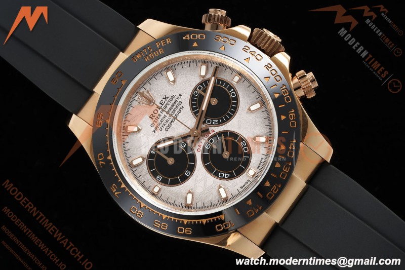 Rolex - Daytona 116515LN 40mm Tungsten Gain Weight RG/RU Meteorite Dial QF V11 SH4130 | 롤렉스 - 데이토나 116515LN 40mm 텅스텐 게인 웨이트 RG/RU 운석 다이얼 QF V11 SH4130