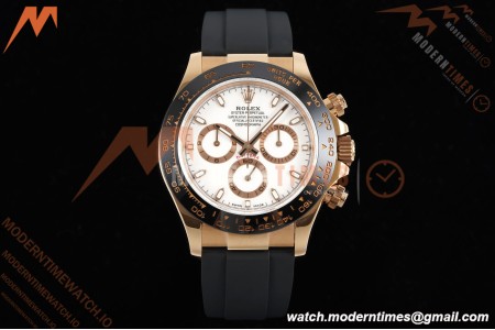 Rolex - Daytona 116515LN 40mm Tungsten Gain Weight RG/RU White Dial QF V11 SH4130