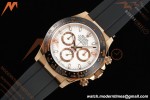 Rolex - Daytona 116515LN 40mm Tungsten Gain Weight RG/RU White Dial QF V11 SH4130