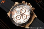 Rolex - Daytona 116515LN 40mm Tungsten Gain Weight RG/RU White Dial QF V11 SH4130