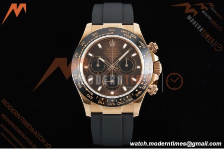 Rolex - Daytona 116515LN 40mm Tungsten Gain Weight RG/RU Brn/Blk/Stk QF V11 SH4130