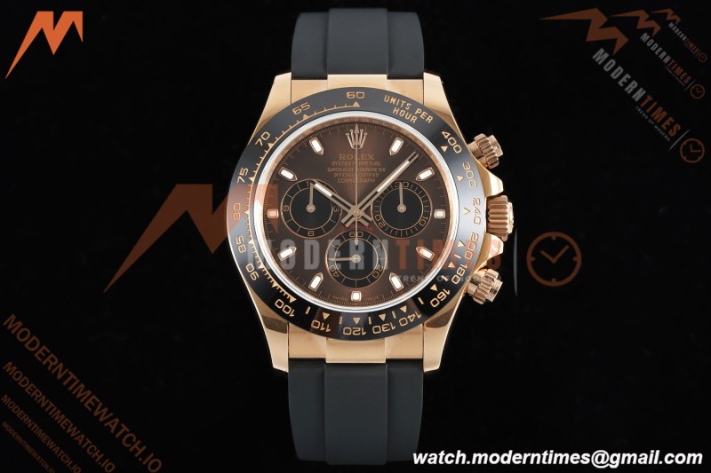 Rolex - Daytona 116515LN 40mm Tungsten Gain Weight RG/RU Brn/Blk/Stk QF V11 SH4130 | 롤렉스 - 데이토나 116515LN 40mm 텅스텐 게인 웨이트 RG/RU 브라운/블랙/스틸 QF V11 SH4130