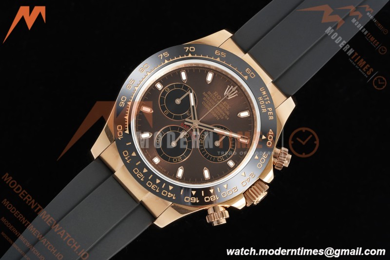 Rolex - Daytona 116515LN 40mm Tungsten Gain Weight RG/RU Brn/Blk/Stk QF V11 SH4130 | 롤렉스 - 데이토나 116515LN 40mm 텅스텐 게인 웨이트 RG/RU 브라운/블랙/스틸 QF V11 SH4130