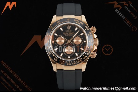 Rolex - Daytona 116515LN 40mm Tungsten Gain Weight RG/RU Blk/Gold/Stk QF V11 SH4130