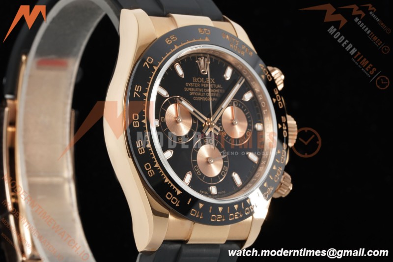 Rolex - Daytona 116515LN 40mm Tungsten Gain Weight RG/RU Blk/Gold/Stk QF V11 SH4130 | 롤렉스 - 데이토나 116515LN 40mm 텅스텐 게인 웨이트 RG/RU 블랙/골드/스틸 QF V11 SH4130