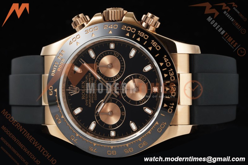 Rolex - Daytona 116515LN 40mm Tungsten Gain Weight RG/RU Blk/Gold/Stk QF V11 SH4130 | 롤렉스 - 데이토나 116515LN 40mm 텅스텐 게인 웨이트 RG/RU 블랙/골드/스틸 QF V11 SH4130
