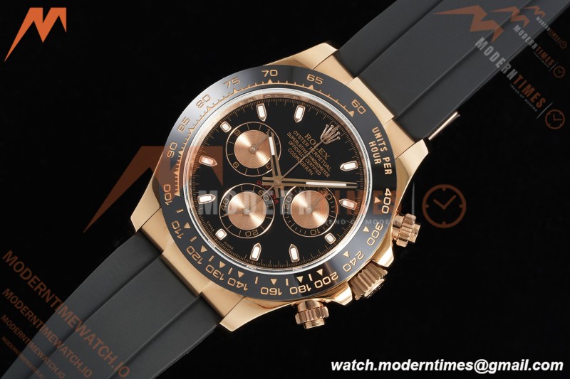 Rolex - Daytona 116515LN 40mm Tungsten Gain Weight RG/RU Blk/Gold/Stk QF V11 SH4130 | 롤렉스 - 데이토나 116515LN 40mm 텅스텐 게인 웨이트 RG/RU 블랙/골드/스틸 QF V11 SH4130