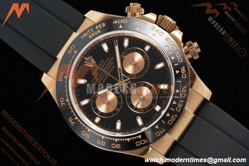 Rolex - Daytona 116515LN 40mm Tungsten Gain Weight RG/RU Blk/Gold/Stk QF V11 SH4130 | 롤렉스 - 데이토나 116515LN 40mm 텅스텐 게인 웨이트 RG/RU 블랙/골드/스틸 QF V11 SH4130