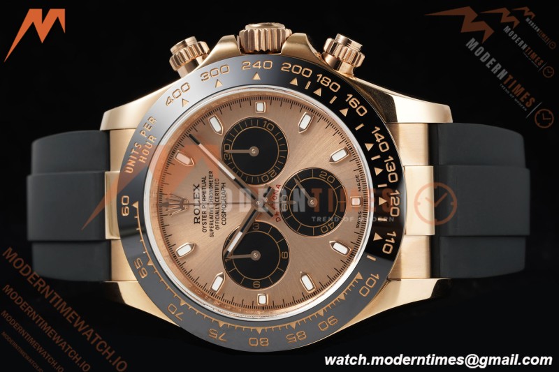 Rolex - Daytona 116515LN 40mm Tungsten Gain Weight RG/RU Champ/Blk/Stk QF V11 SH4130