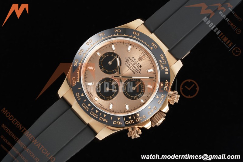 Rolex - Daytona 116515LN 40mm Tungsten Gain Weight RG/RU Champ/Blk/Stk QF V11 SH4130
