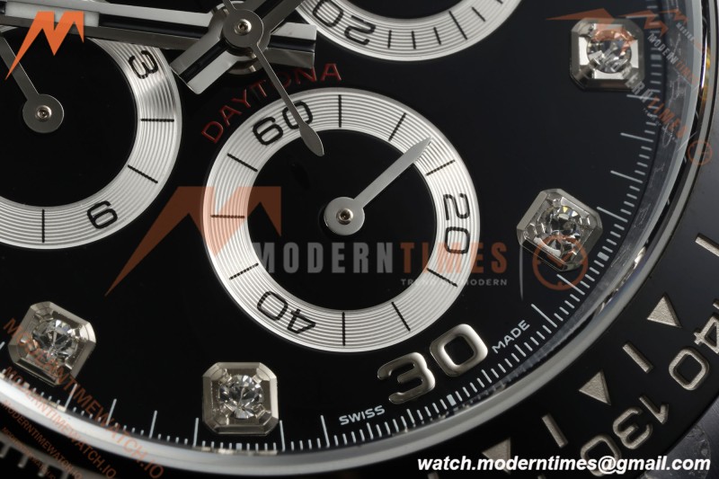 Rolex - Daytona 116519LN 40mm Tungsten Gain Weight SS/RU Blk/Dia QF V11 SH4130