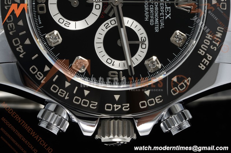 Rolex - Daytona 116519LN 40mm Tungsten Gain Weight SS/RU Blk/Dia QF V11 SH4130