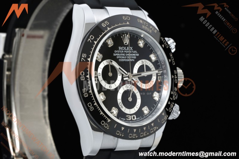 Rolex - Daytona 116519LN 40mm Tungsten Gain Weight SS/RU Blk/Dia QF V11 SH4130