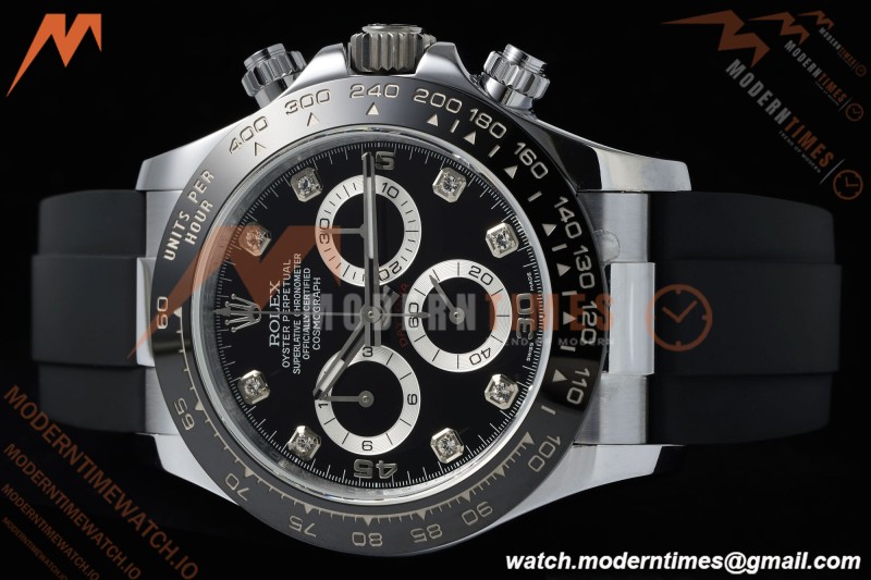 Rolex - Daytona 116519LN 40mm Tungsten Gain Weight SS/RU Blk/Dia QF V11 SH4130