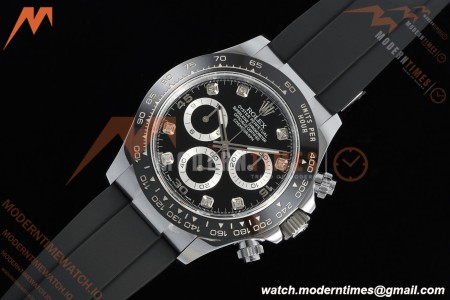 Rolex - Daytona 116519LN 40mm Tungsten Gain Weight SS/RU Blk/Dia QF V11 SH4130