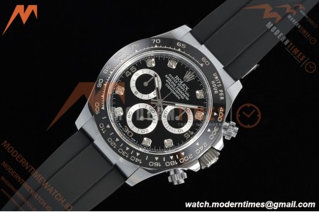 Rolex - Daytona 116519LN 40mm Tungsten Gain Weight SS/RU Blk/Dia QF V11 SH4130