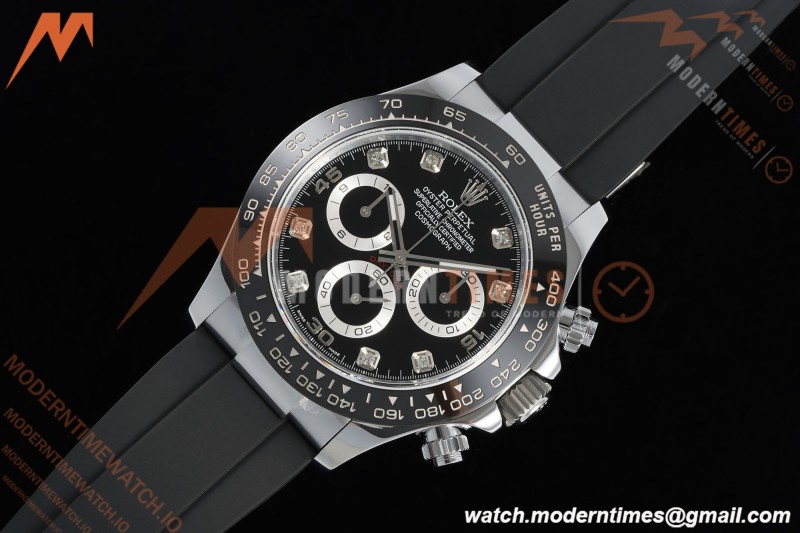 Rolex - Daytona 116519LN 40mm Tungsten Gain Weight SS/RU Blk/Dia QF V11 SH4130