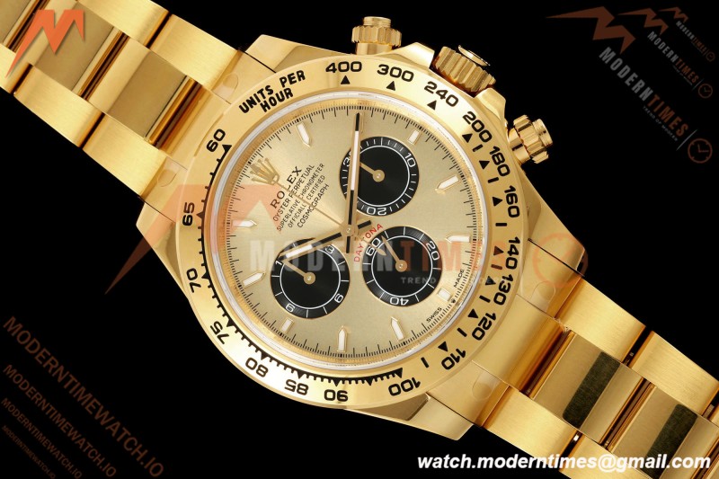 Rolex - Daytona 126508 40mm Gain Weight YG/YG Gold/Blk/Stk VSF V3 DD4131