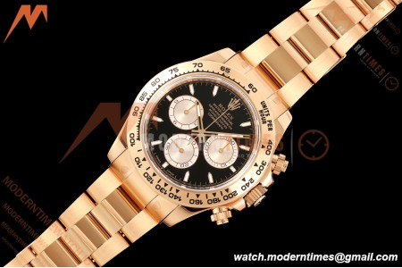 Rolex - Daytona 126505 40mm Gain Weight RG/RG Blk/Silv/Stk VSF V3 DD4131 | 롤렉스 - 데이토나 126505 40mm 게인 웨이트 RG/RG 블랙/실버/스틸 VSF V3 DD4131