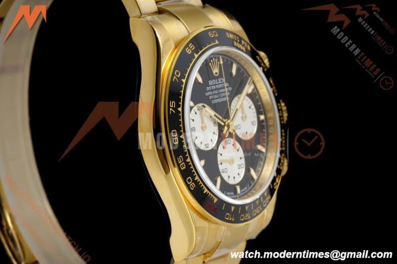Rolex - Daytona 126528LN Le Mans 40mm 904L Ceramic YG/YG Blk/Stk QF V5 SH4132
