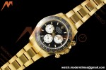 Rolex - Daytona 126528LN Le Mans 40mm 904L Ceramic YG/YG Blk/Stk QF V5 SH4132