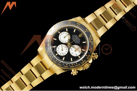 Rolex - Daytona 126528LN Le Mans 40mm 904L Ceramic YG/YG Blk/Stk QF V5 SH4132