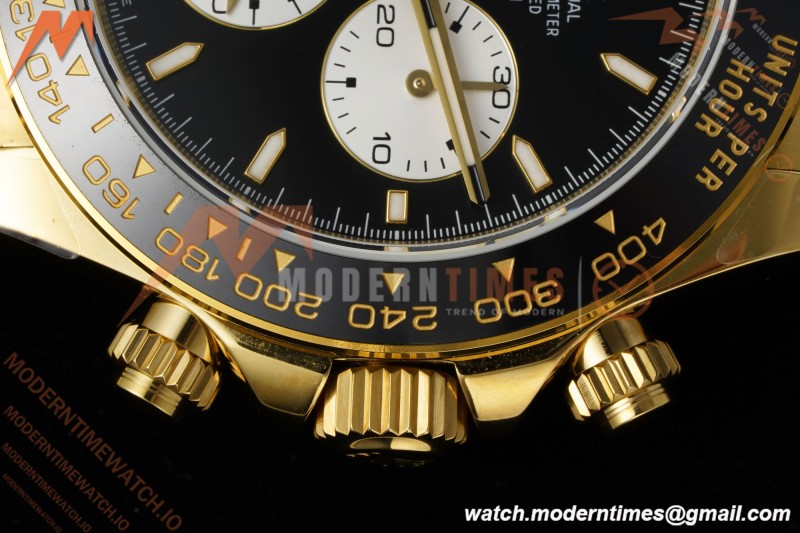 Rolex - Daytona 126528LN Le Mans 40mm 904L Ceramic YG/YG Blk/Stk QF V5 SH4132