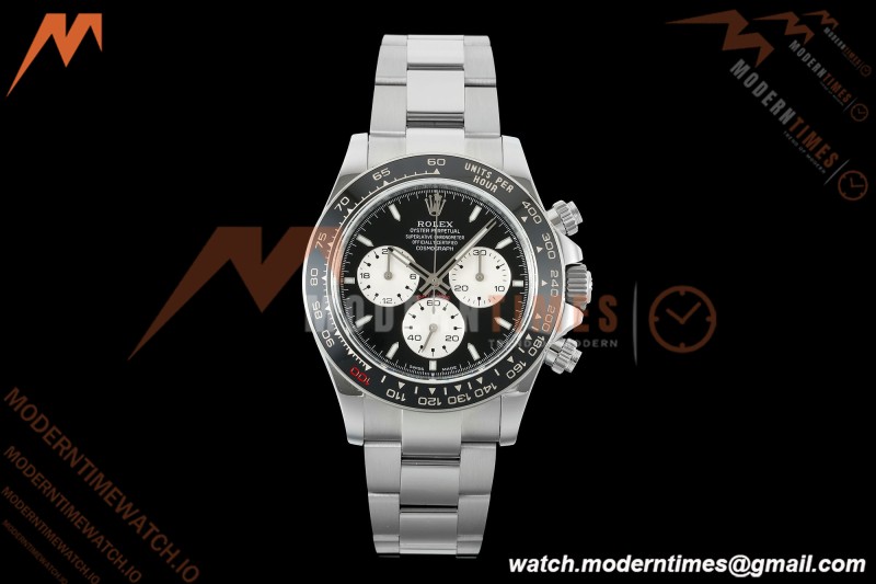 Rolex - Daytona 126529LN Le Mans 40mm 904L Ceramic SS/SS Blk/Stk QF V5 SH4132