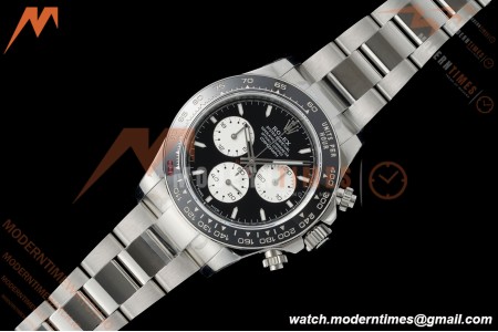 Rolex - Daytona 126529LN Le Mans 40mm 904L Ceramic SS/SS Blk/Stk QF V5 SH4132