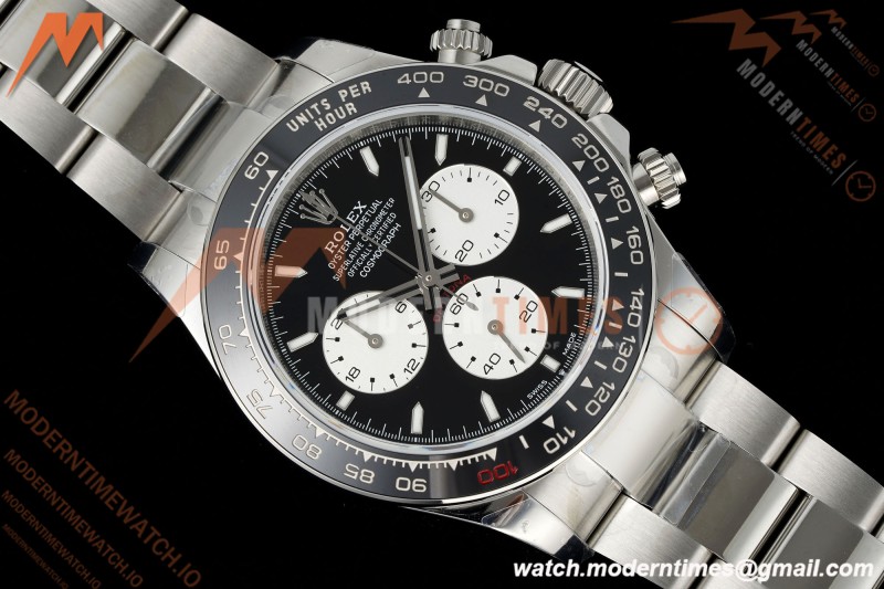 Rolex - Daytona 126529LN Le Mans 40mm 904L Ceramic SS/SS Blk/Stk QF V5 SH4132