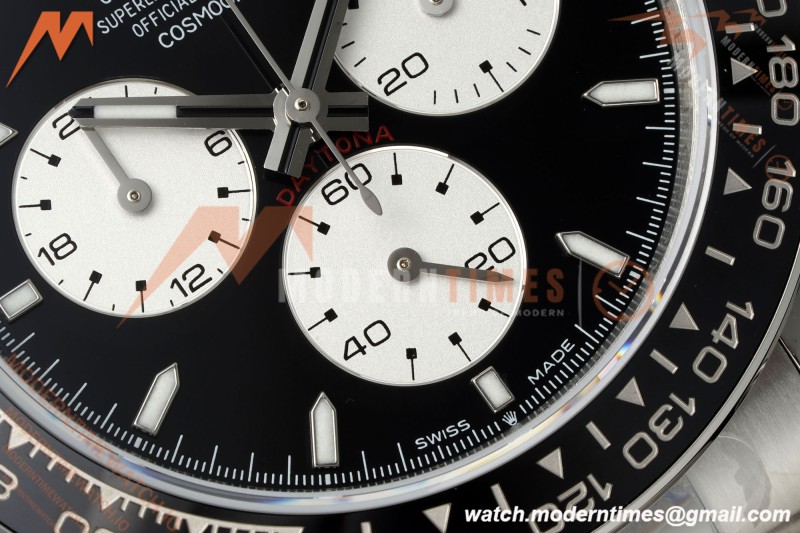 Rolex - Daytona 126529LN Le Mans 40mm 904L Ceramic SS/SS Blk/Stk QF V5 SH4132