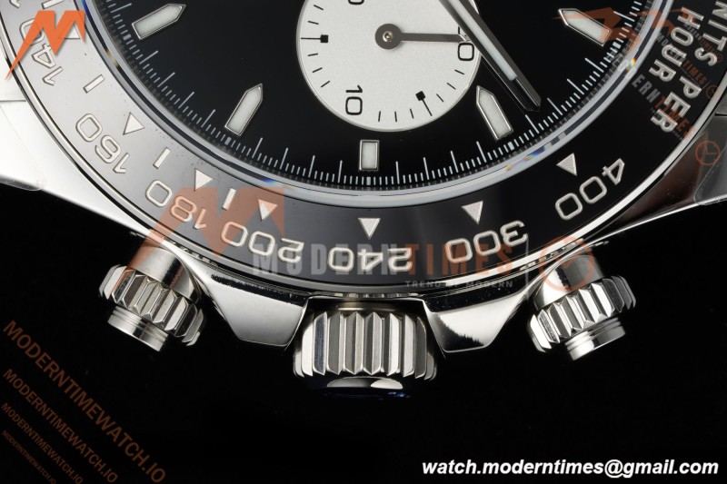Rolex - Daytona 126529LN Le Mans 40mm 904L Ceramic SS/SS Blk/Stk QF V5 SH4132