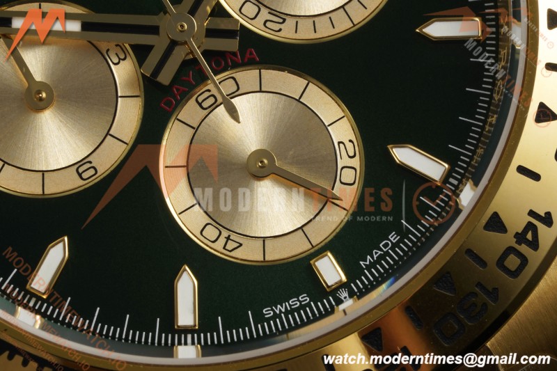 Rolex - Daytona 126508 40mm YG/YG Green/Gold/Stk APSF SH4131
