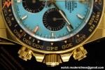 Rolex - Daytona 126518LN 40mm Gain Weight CER/YG/RU Blu/Blk Turquoise Dial APSF SH4131