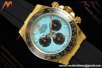 Rolex - Daytona 126518LN 40mm Gain Weight CER/YG/RU Blu/Blk Turquoise Dial APSF SH4131
