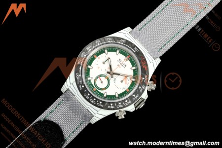 Rolex - Daytona 40mm DiW Alpine White Carbon Fiber FC/NY Green/White Dial DIWF DD4801