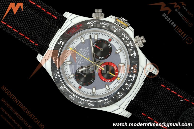 Rolex - Daytona 40mm DiW OCELLARIS White Carbon Fiber FC/NY White/Gray Dial DIWF DD4801