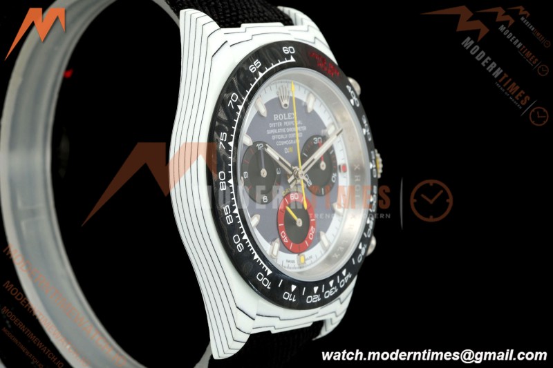 Rolex - Daytona 40mm DiW OCELLARIS White Carbon Fiber FC/NY White/Gray Dial DIWF DD4801