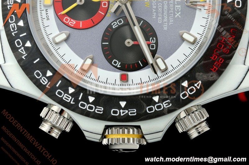 Rolex - Daytona 40mm DiW OCELLARIS White Carbon Fiber FC/NY White/Gray Dial DIWF DD4801