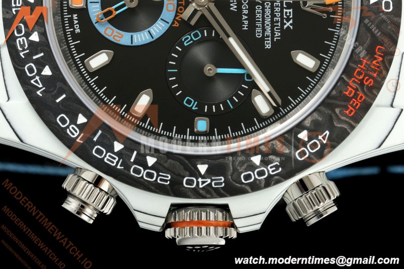 Rolex - Daytona 40mm DiW Racing Blue White Carbon Fiber FC/NY Black Dial DIWF DD4801 | 롤렉스 - 데이토나 40mm DiW 레이싱 블루 화이트 카본 파이버 FC/NY 블랙 다이얼 DIWF DD4801